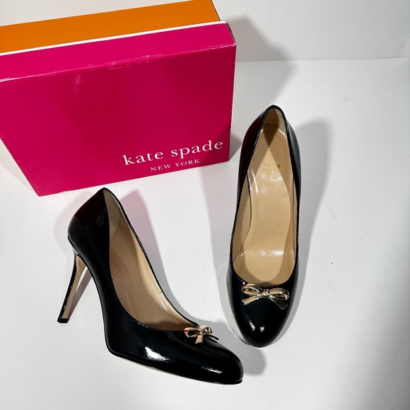 NEW‎ Kate Spade New York [ Womens 10 ] Bow Pump in Black